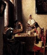 Pieter de Hooch Soldiers Playing Cards china oil painting artist